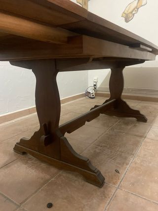 Mesa Castellana Madera 160 o 280cm.