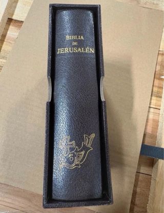 Biblia de Jerusalén de bolsillo canto de oro nueva