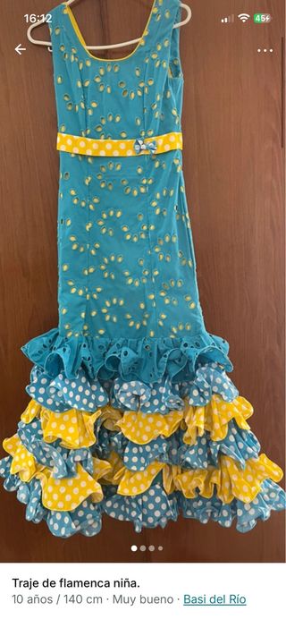 Traje Flamenca Niña Basi del Río