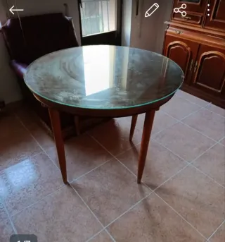 Cristal para mesa redonda