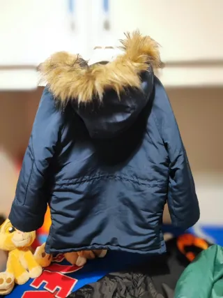 Giubbotto Original Marines blu con cappuccio