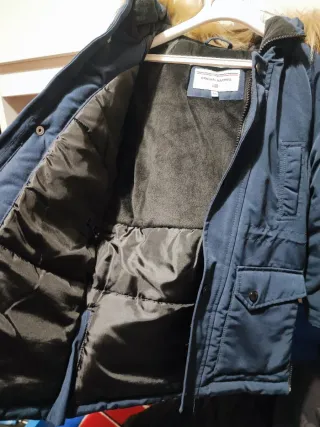 Giubbotto Original Marines blu con cappuccio