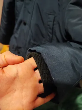 Giubbotto Original Marines blu con cappuccio