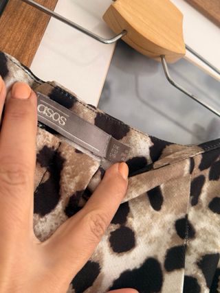 Traje ASOS Leopardo Chaqueta y Pantalón