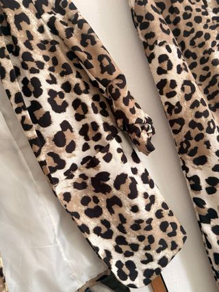 Traje ASOS Leopardo Chaqueta y Pantalón