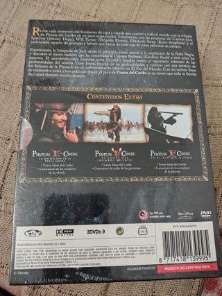 Trilogía Piratas del Caribe DVD
