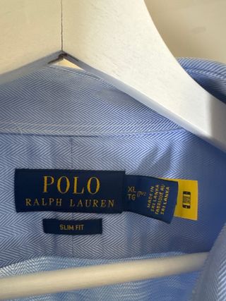 Camisa Polo Ralph Lauren azul