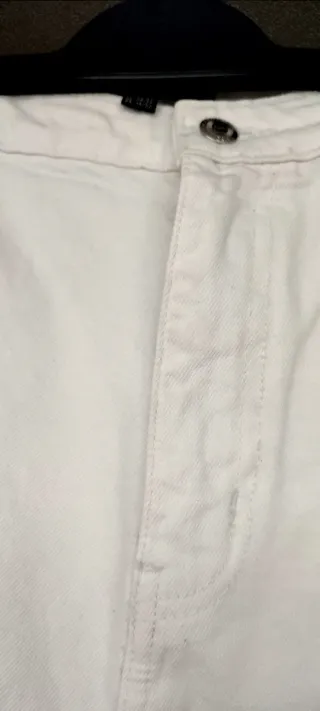 Pantalón vaquero blanco 48 Carmakoma