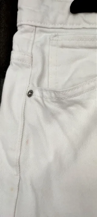Pantalón vaquero blanco 48 Carmakoma