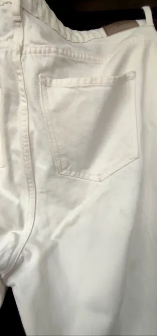 Pantalón vaquero blanco 48 Carmakoma