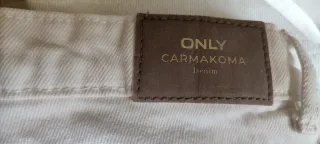 Pantalón vaquero blanco 48 Carmakoma