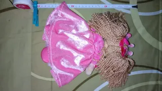 Muñeca Reina Peluche Rosa