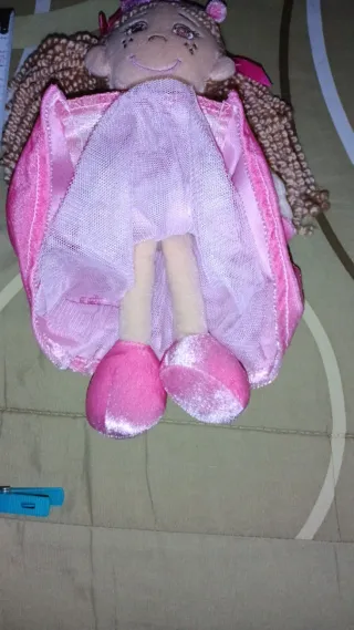 Muñeca Reina Peluche Rosa