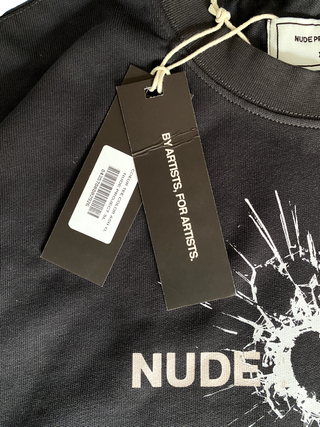 Camiseta Nude Project XL nueva con etiquetas logo