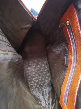 Bolso Carolina Herrera Marrón Piel