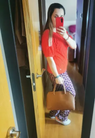 Bolso Carolina Herrera Marrón Piel