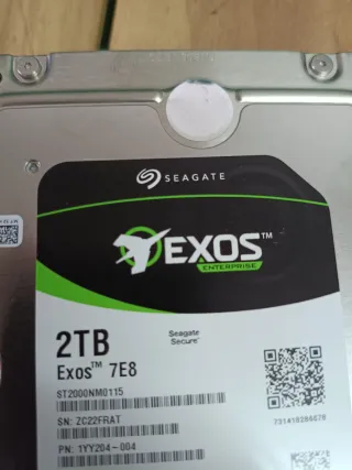 Seagate Exos 7E8 , 2 TB, Disco Duro Interno SAS
