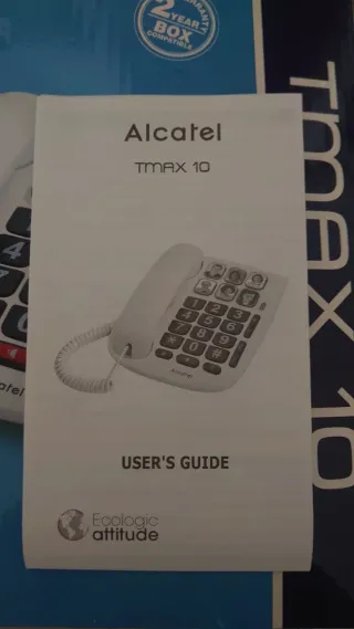 Teléfono fijo Alcatel TMAX 10 números grandes