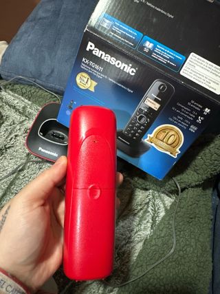 Teléfono Inalámbrico Panasonic Negro