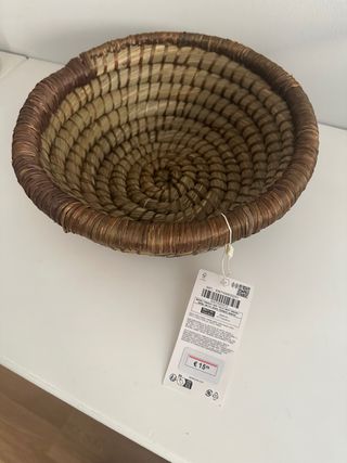 Cesto Zarahome Mimbre Marrón