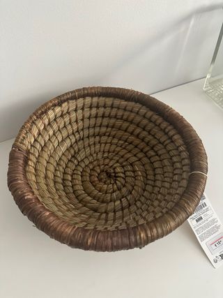 Cesto Zarahome Mimbre Marrón