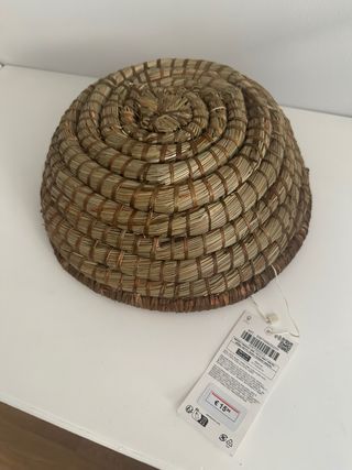 Cesto Zarahome Mimbre Marrón