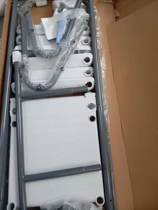 Escalera Intex Piscina 122 cm Escalones Extraíbles