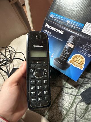 Teléfono Inalámbrico Panasonic KX-TG1611 Negro