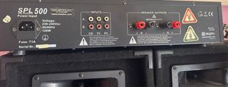Altavoz Malone Negro y amplificador