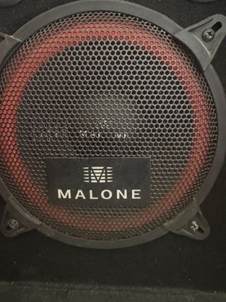 Altavoz Malone Negro y amplificador