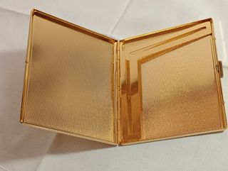 Portasigarette vintage dorato