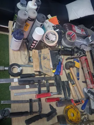 Lote de herramientas para bricolaje