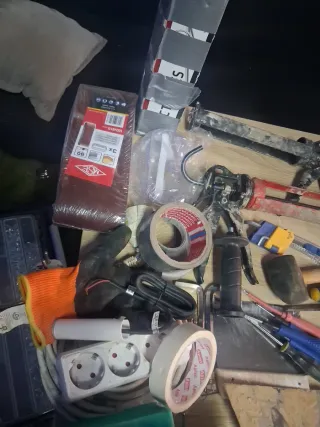 Lote de herramientas para bricolaje