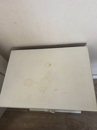 Mesita de noche 3 cajones madera