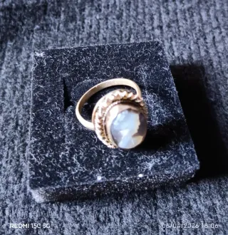 Anillo Camafeo Pequeño Dorado