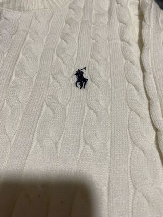 Jersey Polo Ralph Lauren Blanco Talla M
