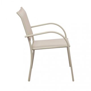 Sedia Moderna in Alluminio da Esterno Impilabile