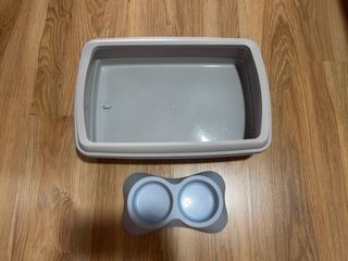 Box per sabbia e mangime per animali domestici