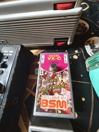 Pedales de guitarra vintage