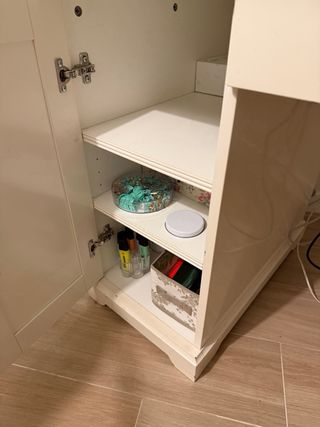 Escritorio IKEA blanco madera