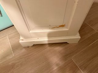 Escritorio IKEA blanco madera