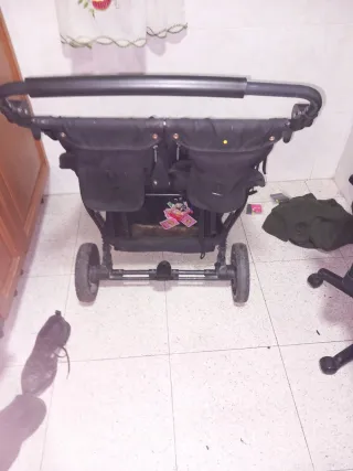 Carro doble Easy Twin negro