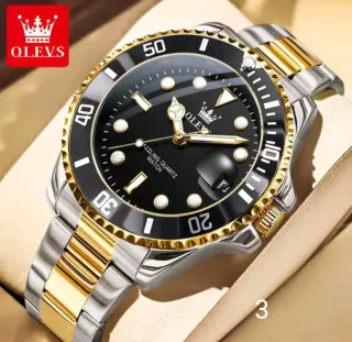 Reloj OLEVS Verde y Plateado