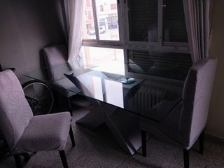 Mesa de cristal 200x100