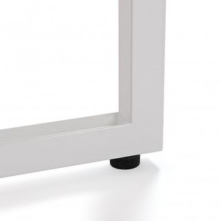 Mesa Beatriz Blanca 120x120x76