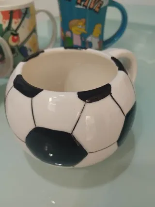 Lote 4 tazas cerámica animadas