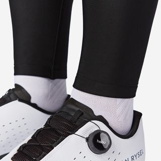 Culotte Largo Ciclismo Carretera EDR Mujer Negro Invierno