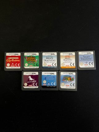 Nintendo DS Negra + Juegos