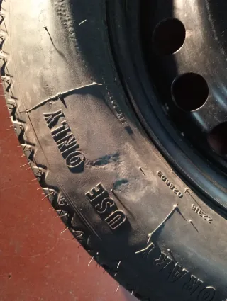 Rueda de repuesto para coche