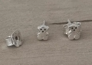 Pendientes Oso Tous Plata